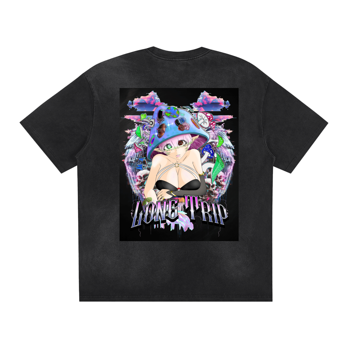 Sunfaded Loose Fit LONG TRIP T-Shirt